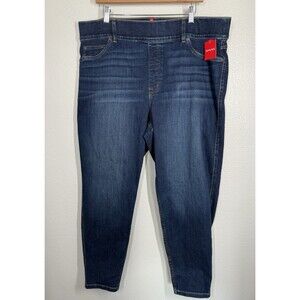 NWT Spanx Dark Stretch-Denim Jeans High-Rise‎ Skinny Fit Plus Size 3X Slimming